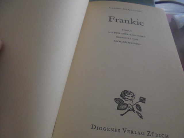 Bücher: C.M. McCullers: FRANKIE – Gebraucht aus Hinwil von Glasperlen 1