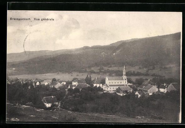 Cartoline postali: AK Bressaucourt, Vue générale – Usato da Berlin venduto da bartko-reher