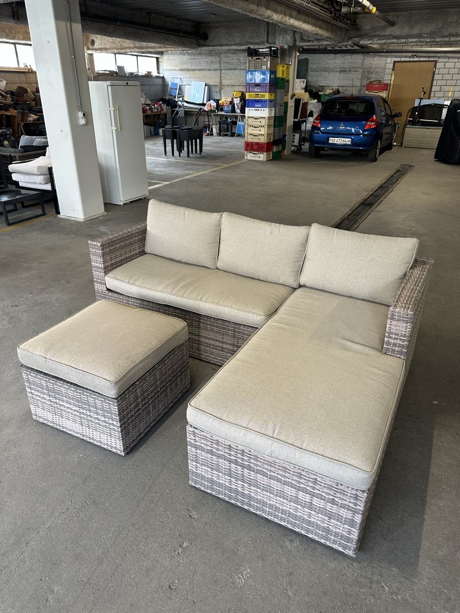 Divani: Gartenlounge Rattan 3-tlg Gartenmöbel – Usato da Steinach venduto da EvAy_Trade_2023 4