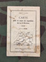Schweizer Armeekarte 1932, 2. Division