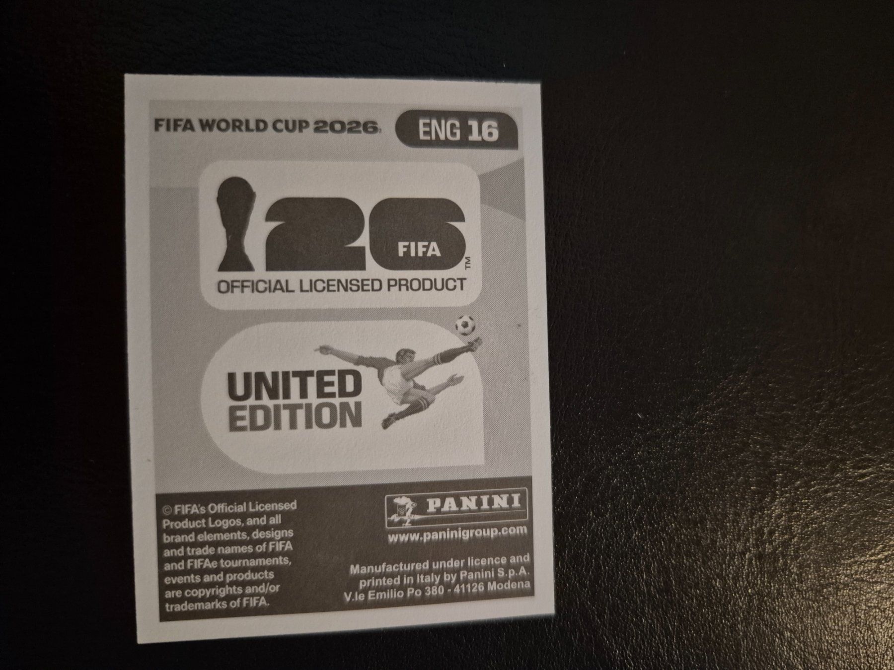Panini Sammelbilder & Trading cards: Panini WM 26 ENG 16 – Neu (gemäss Beschreibung) aus Rorschacherberg von AJ3108 1