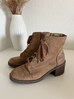 Stiefel Gr. 39 braun mit Blockabsatz 