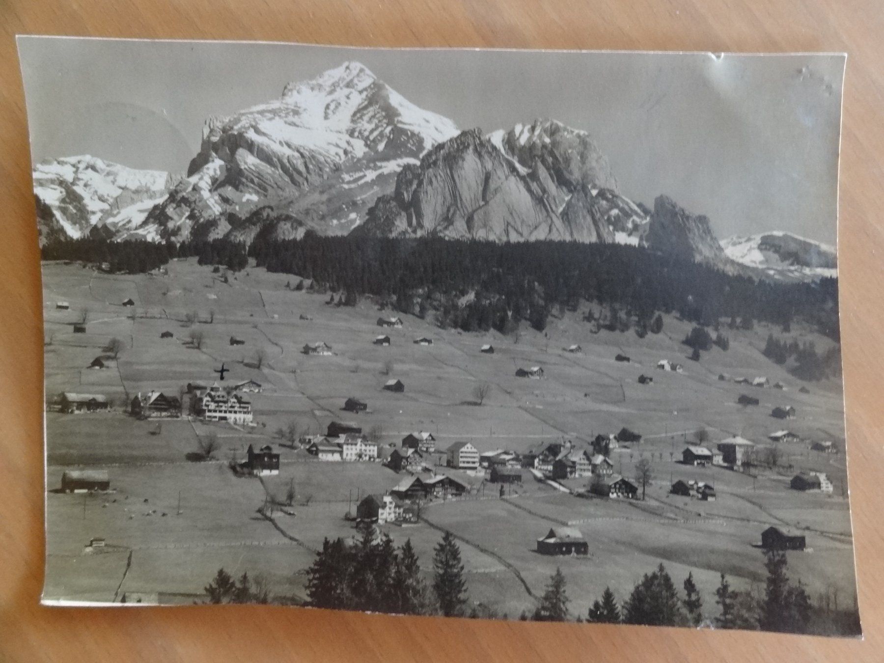Cartoline postali: Wildhaus mit Schafberg - SG - 1933 – Usato da St Léonard venduto da Riglin