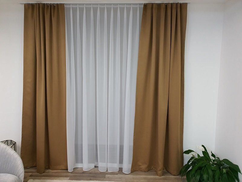 Vorhänge: Verdunkelungsvorhang  mit Gleiter breite 280  cm – Neu und originalverpackt aus SIEBNEN von fiuman1