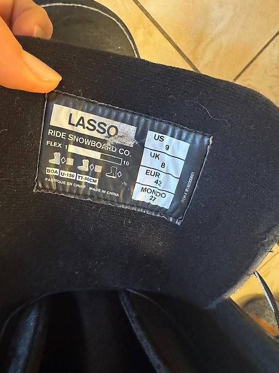 Scarpe da uomo: Snowboardschuhe Lasso Gr.42 – Usato da Fischbach-göslikon venduto da Trinity16 2