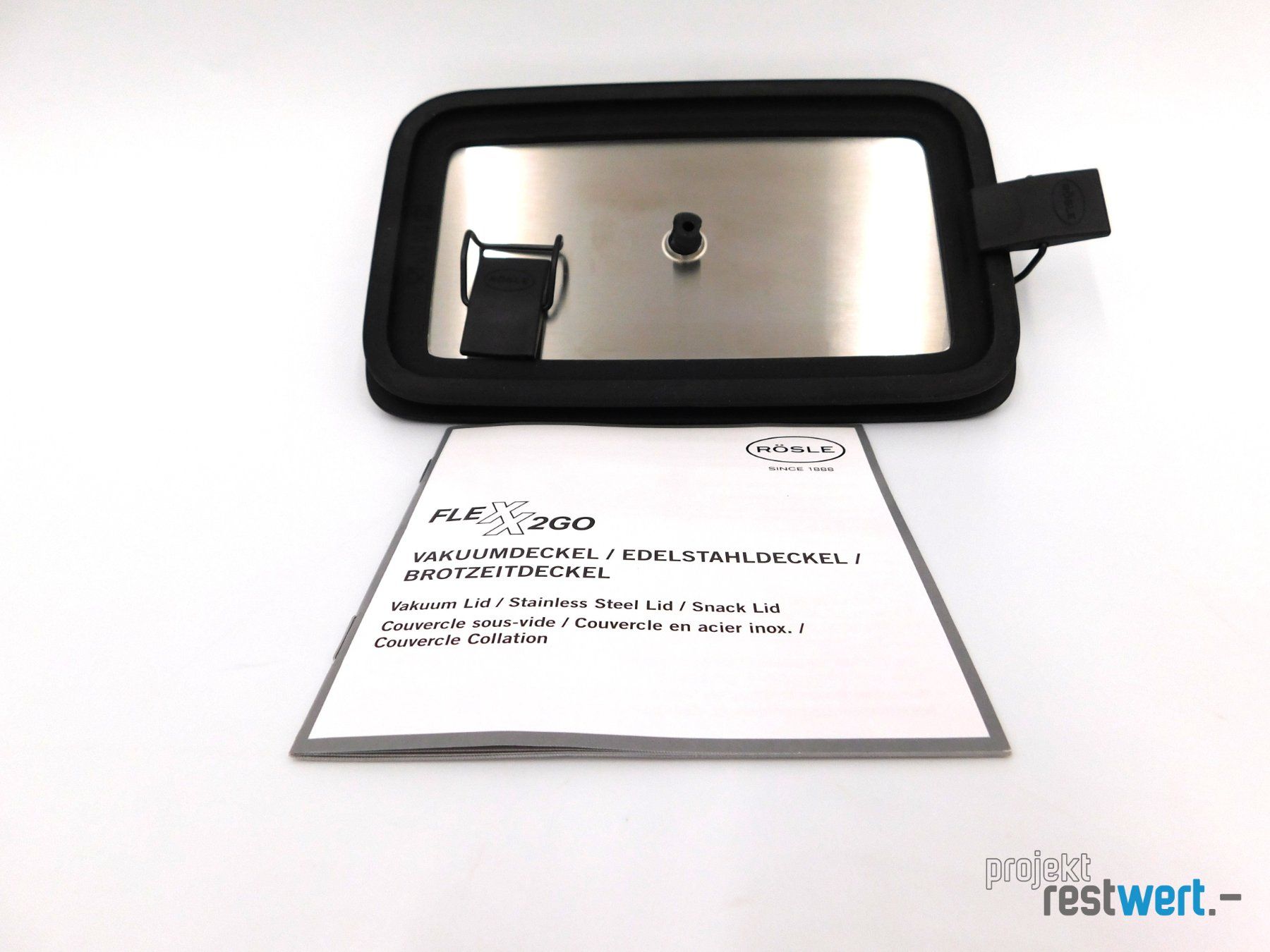 Rösle Appareils de cuisine: Edelstahldeckel Flexx 2GO von RÖSLE – Neuf (Voir description) à Bülach par restwert_buelach 1