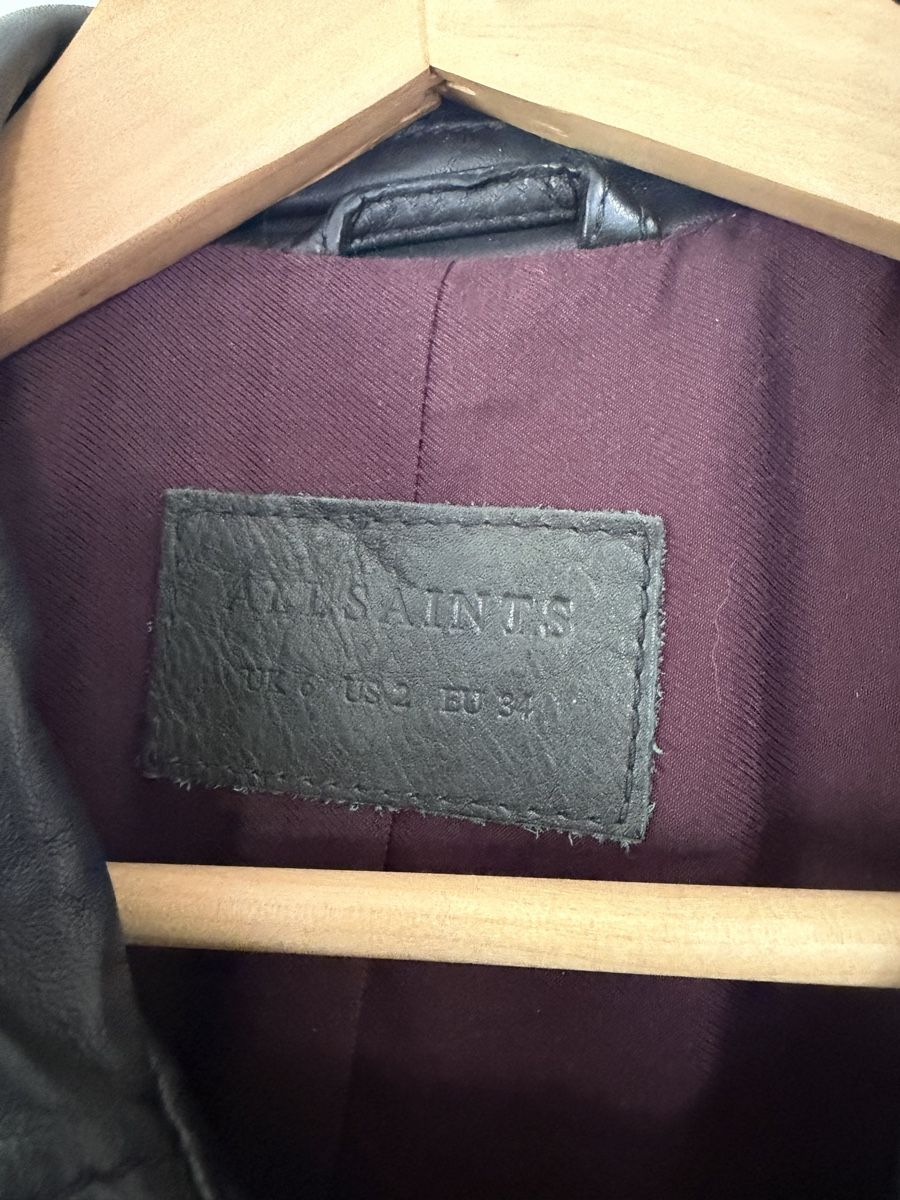 Allsaints Giacche: AllSaints Leather Biker Jacket Laurel Black Size M – Nuovo (secondo la descrizione) da Zürich venduto da IlonaM 1