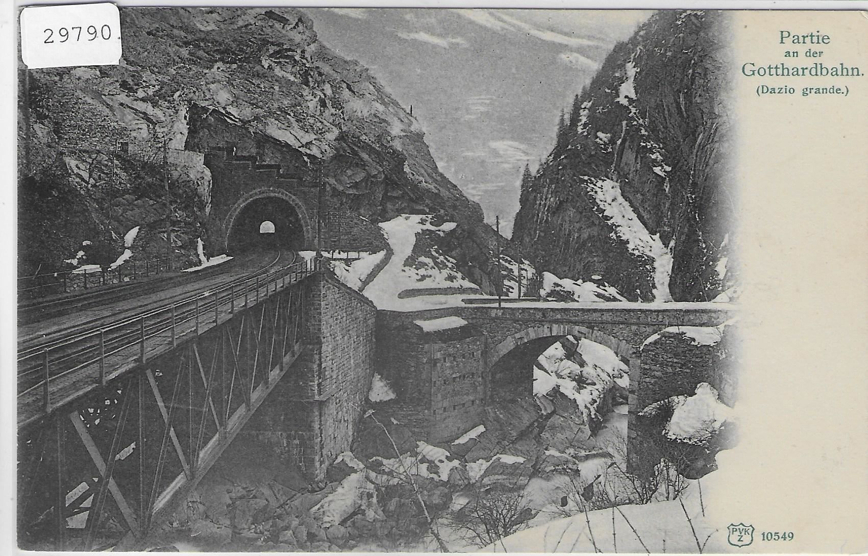 Cartoline postali: Partie an der Gotthardbahn - Dazio – Usato da Ettingen venduto da Kartenplanet