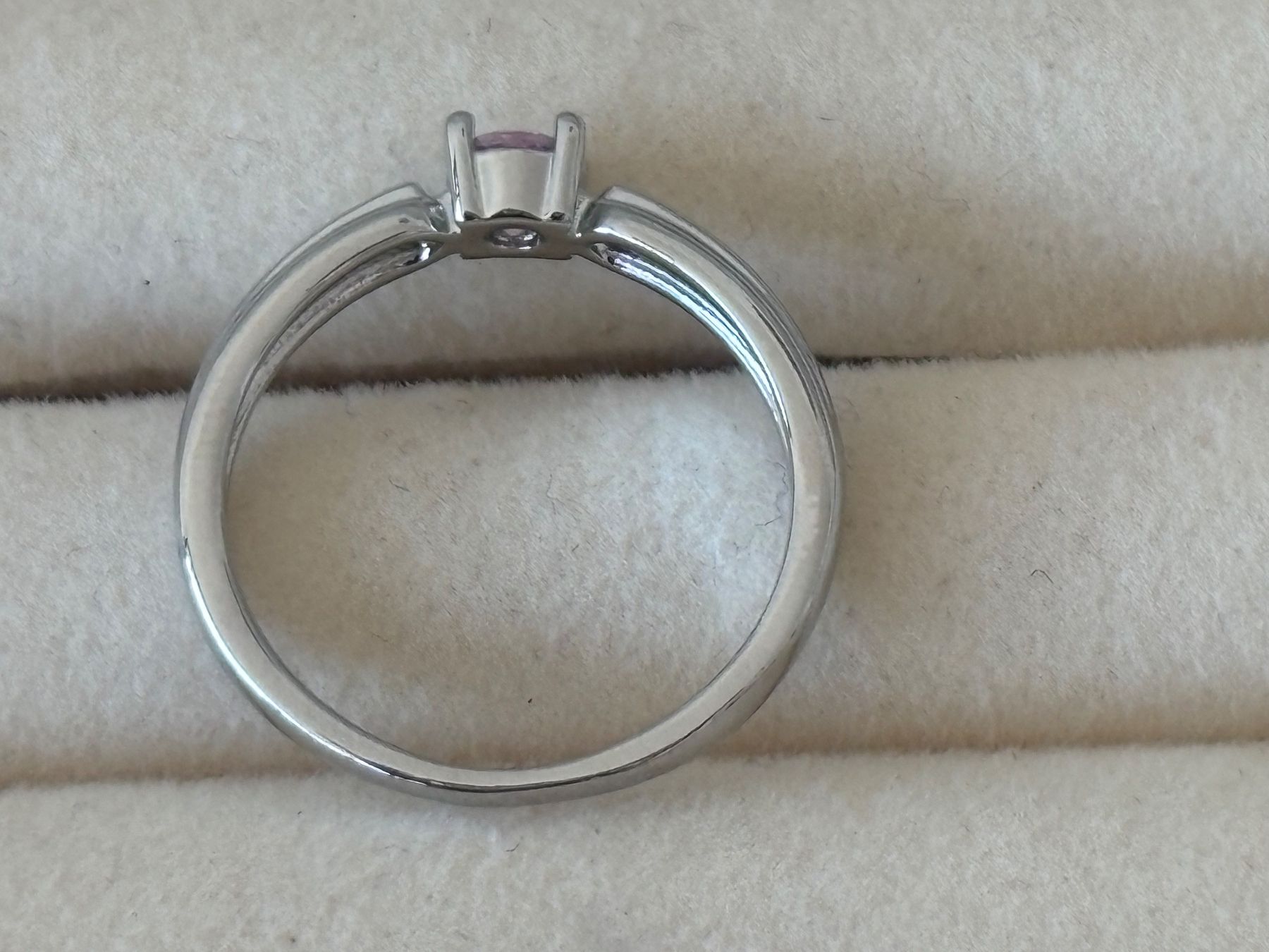 Anelli: Luxus Elegante Gr.19/9 Ring Farbe: Silber/Rosa – Nuovo (secondo la descrizione) da Biel-Bienne venduto da Roserosse13 5