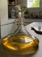Seltene Midcentury-Schiffskaraffe aus Glas