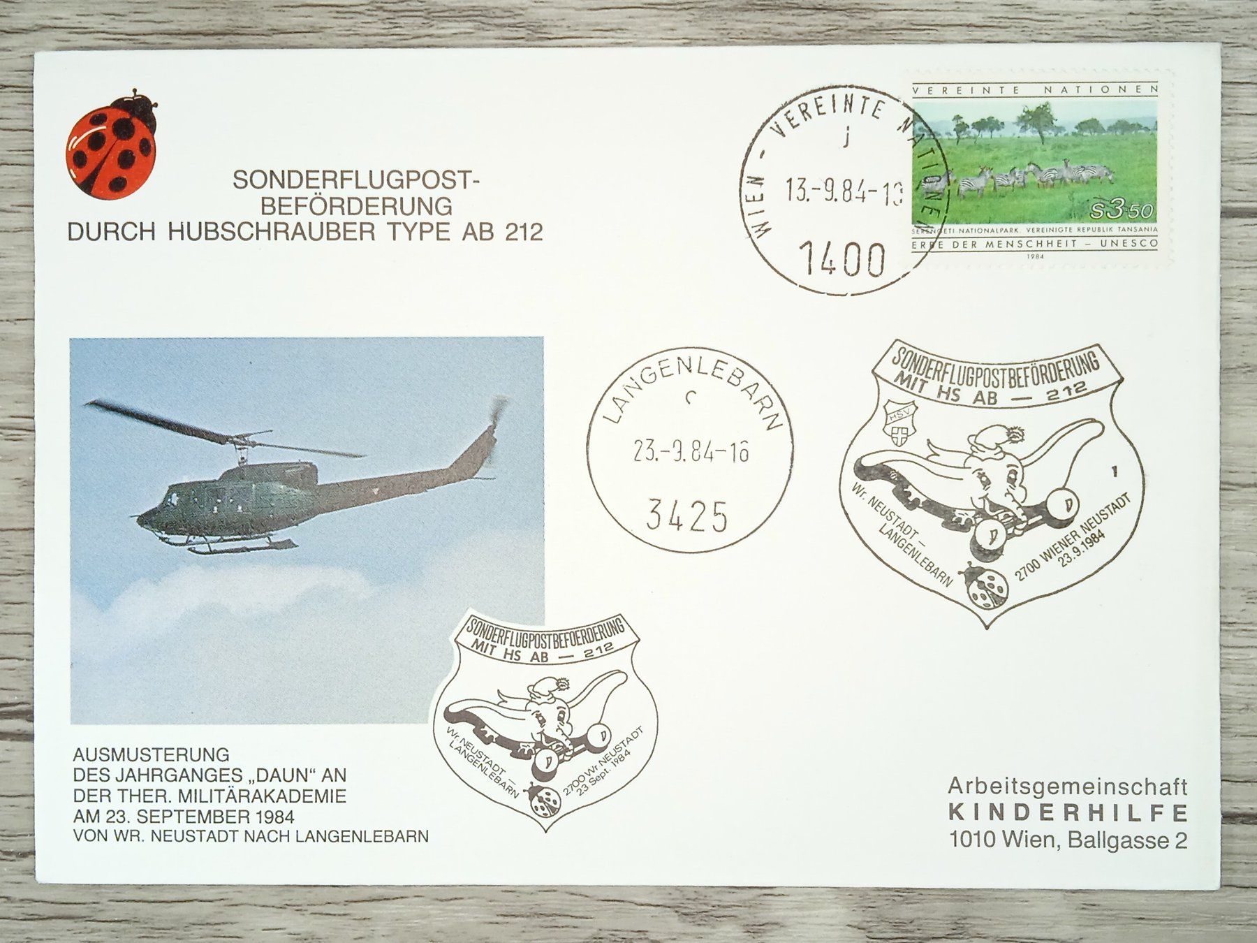 Tutti i francobolli: TR15 Enveloppe + Timbre Autriche 1984 – Usato da Cousset venduto da Patrick_Collections