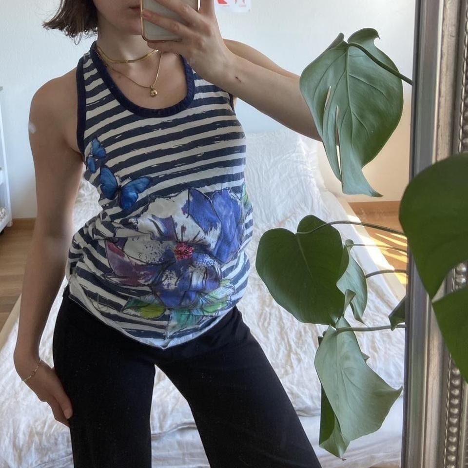 Desigual Tops: Striped desigual flower top, size S – D'occasion à Spiegel b. Bern par pre1ovedthreads 5