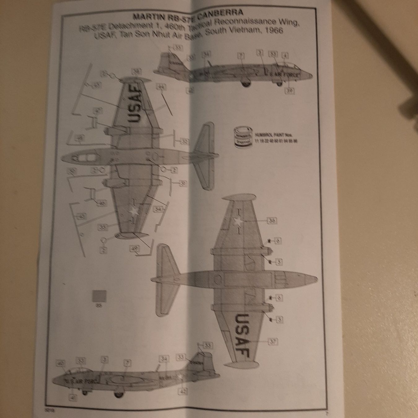 Airfix Kit di modellismo & Modellini statici: 3209 ... Martin B-57 B/ RB-57 E Canberra ... Airfix 05018 – Usato da Bonstetten venduto da Benibanny59 2