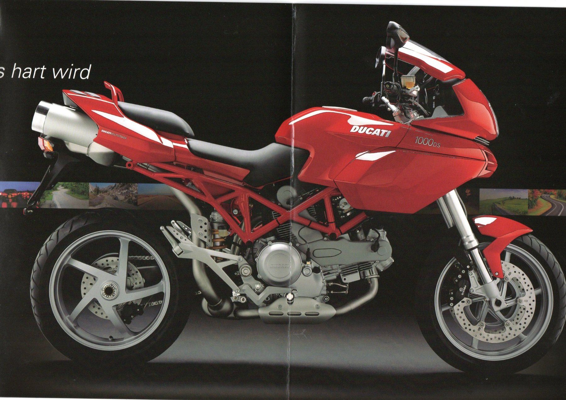 Ducati Route: Ducati Multistrada  - Originalprospekt – Neuf (Voir description) à Malans GR par Chueche427 1