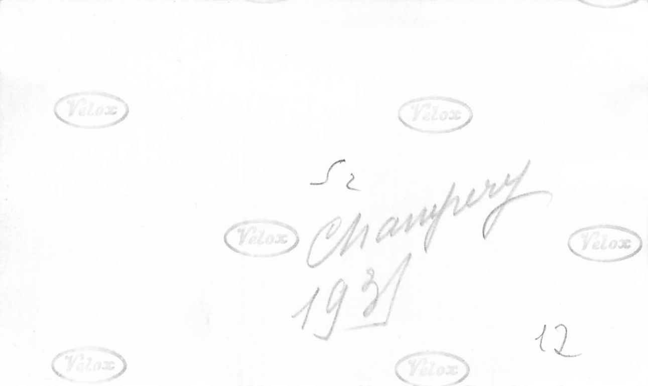 Cartoline postali: Champéry VS Hauptstrasse mit Personen – Usato da Biasca venduto da Blenio71 1
