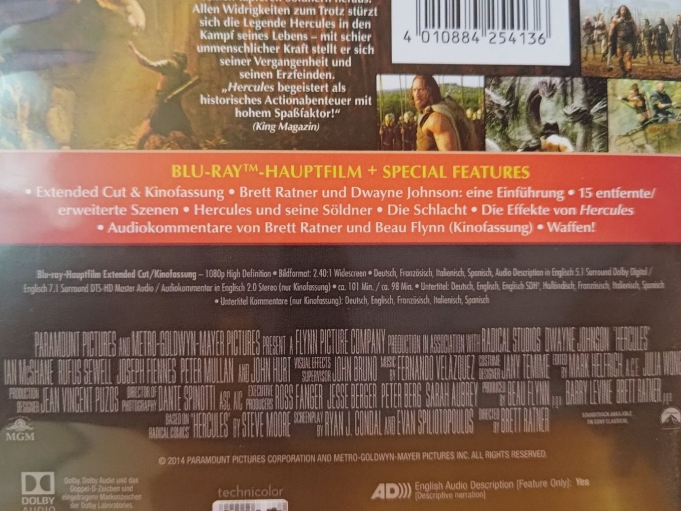 Tutti i DVDs: Hercules - (Extended Cut) – Usato da Liestal venduto da Kratzilla 3