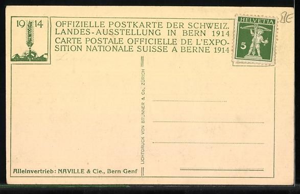 Cartoline postali: Bern, Schweizerische Landesausstellung 1 – Usato da Berlin venduto da bartko-reher 1