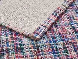 Teppich 160x230 cm Wollgarn, Wolle Baumwolle