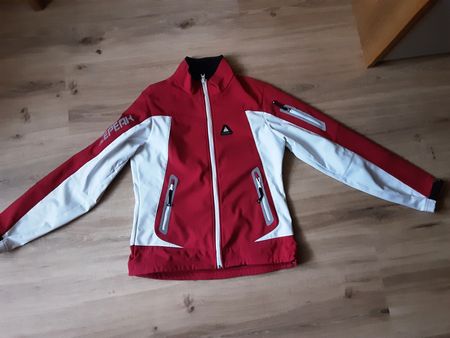 Icepeak Softshell Jacke Rot/Weiss, Grösse 38,