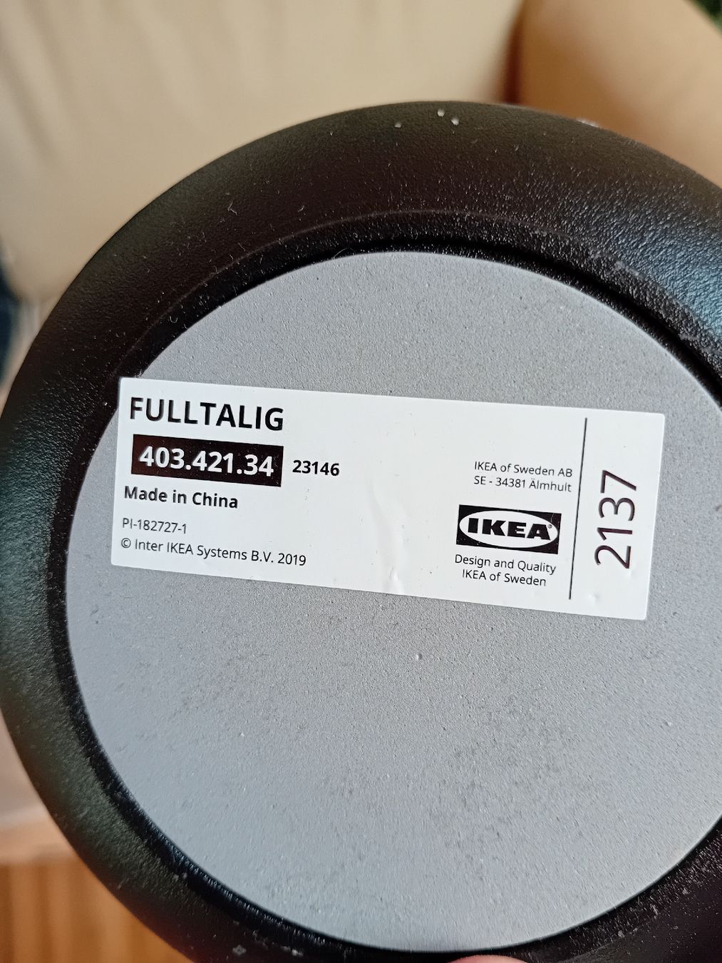 Portacandele: 2 Kerzenständer IKEA FULLTÄLIG Schwarz Metall – Usato da Hunzenschwil venduto da Bangeli 2