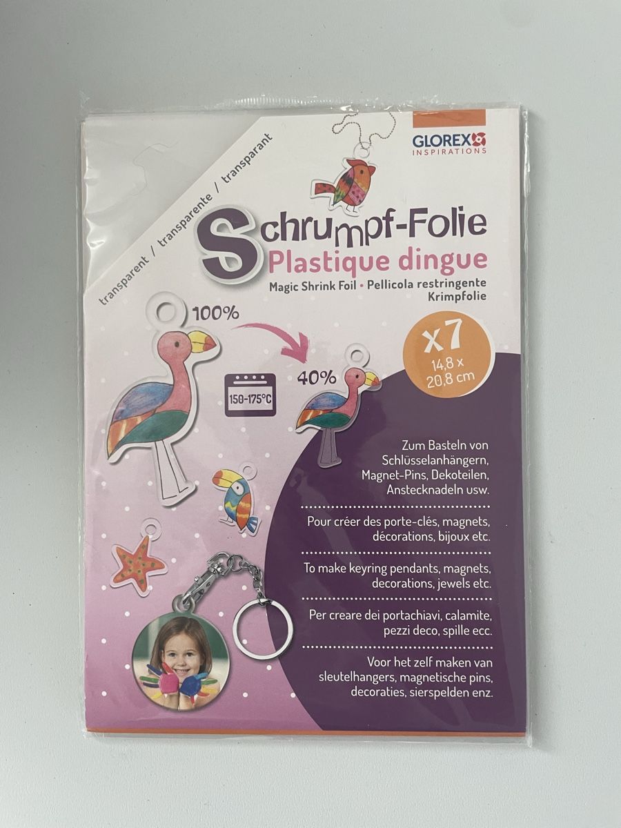 Glorex Bastelsets: Schrumpf-Folie – Neu und originalverpackt aus Menziken von FS-Creativity