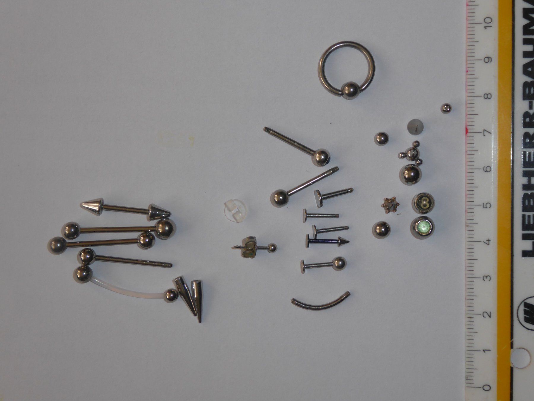 Gioielli per piercing: Piercing Set Diverses Mat. – Nuovo (secondo la descrizione) da Ennetbühl venduto da VPHS 1