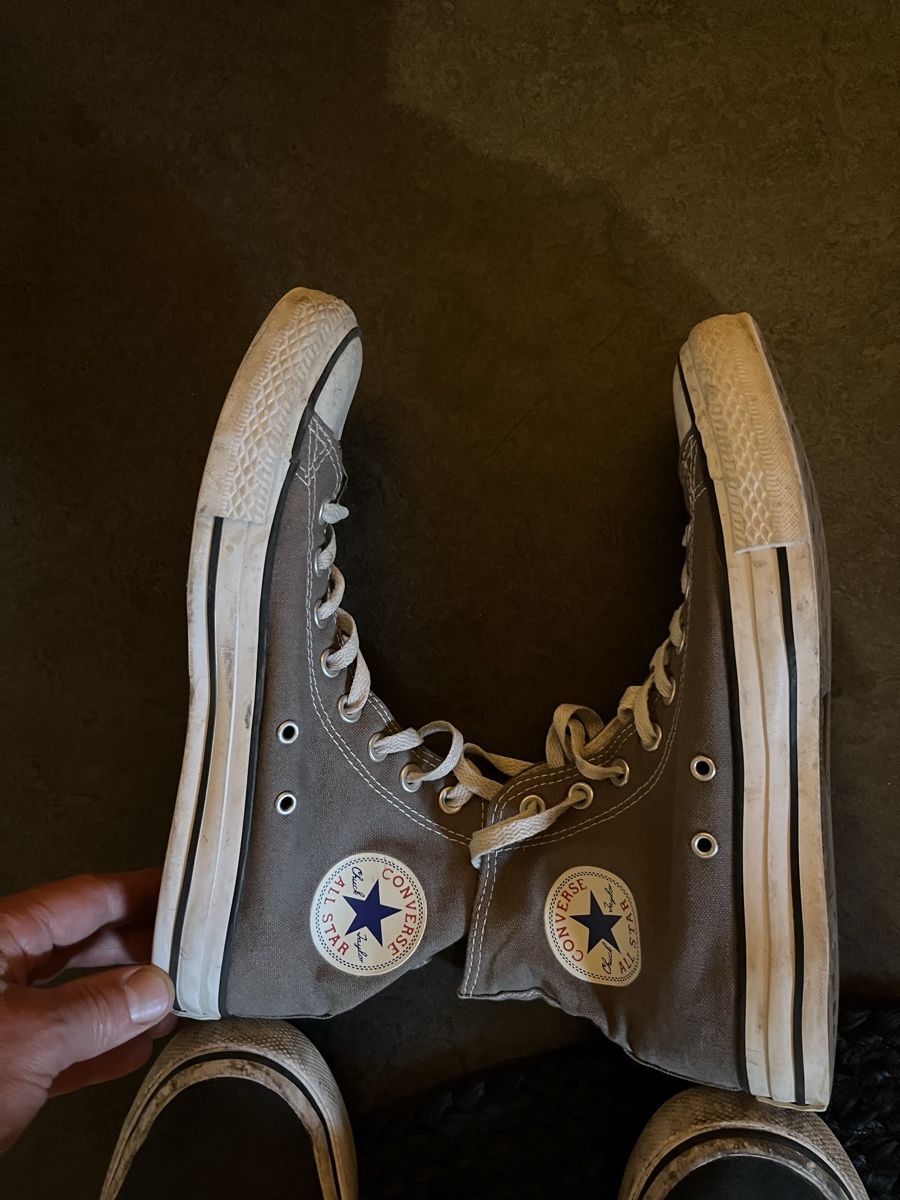 Converse Scarpe da uomo: Chucks, Converse All Stars, Grau, Grösse 8.5 – Usato da Wittenwil venduto da Pauli_F 6