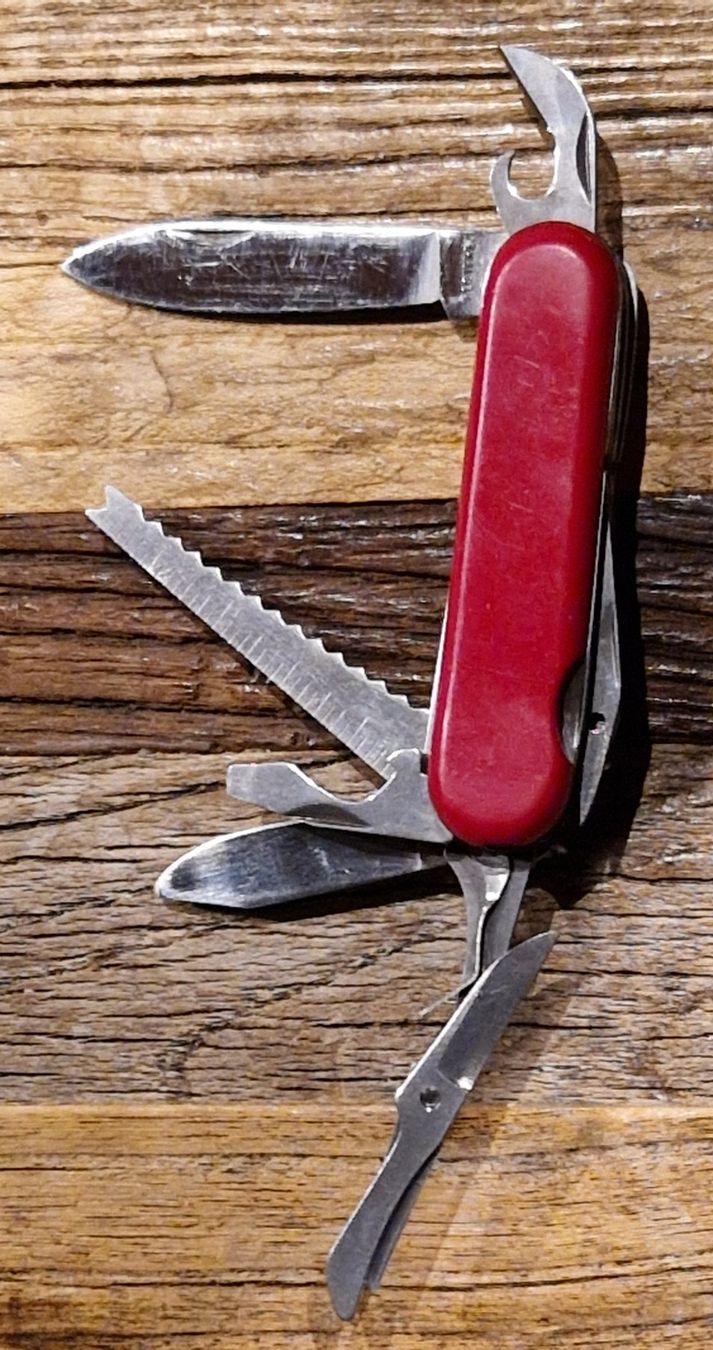 Coltelli tascabile: Schweizer Sackmesser,10 Werkzeuge ! – Usato da Münsingen venduto da Geeskile 4