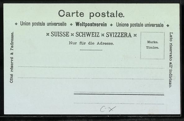 Cartoline postali: Mondschein-Lithographie Zug, Rathaus, Ne – Usato da Berlin venduto da bartko-reher 1