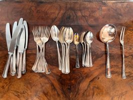 Silberbesteck-Set (90er Silberauflage) -25-teilig-, Solingen