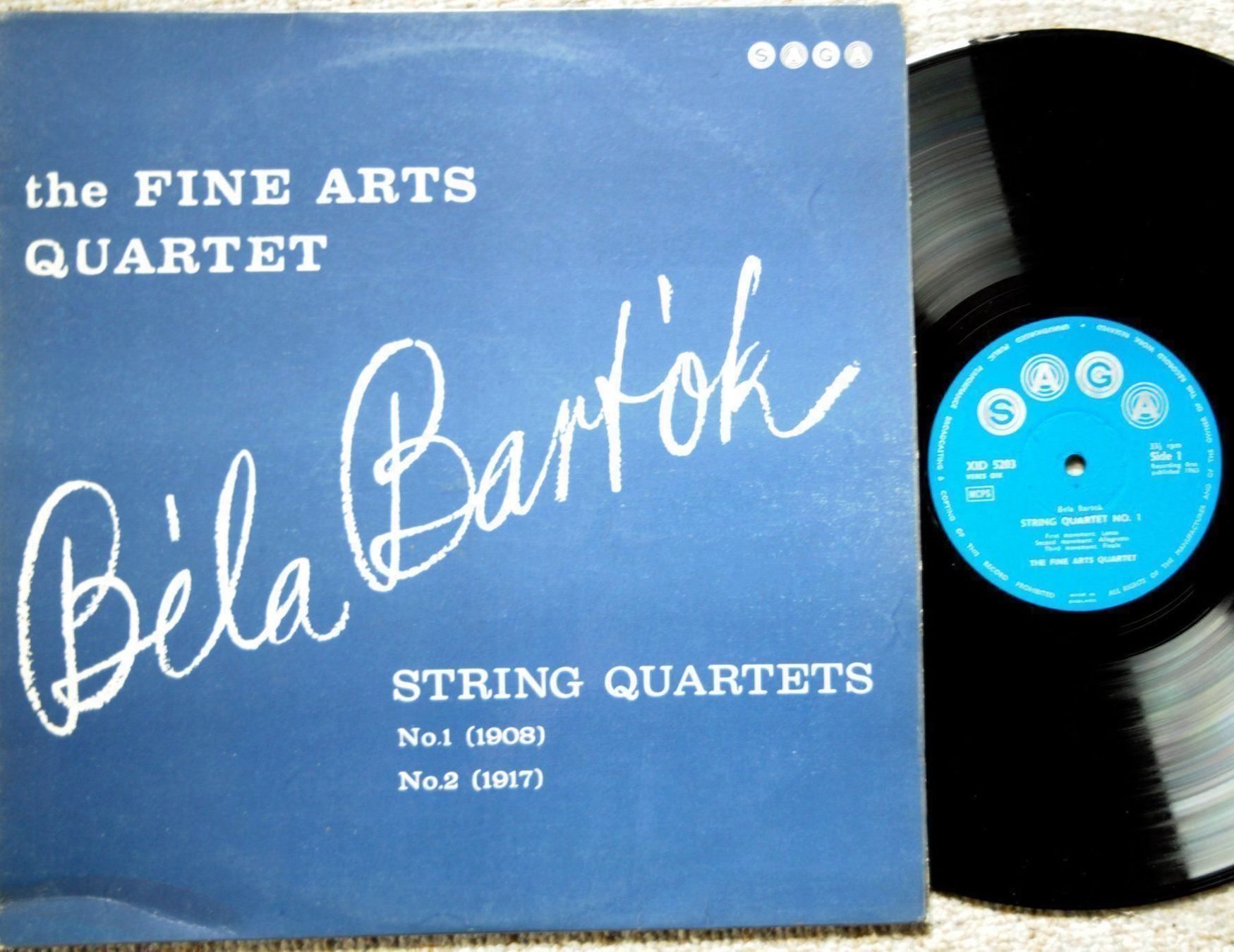 Dischi in vinile: Bartok String Quartets The Fine Arts Quartet UK LP GEWASCHEN – Usato da Unterseen venduto da vinylmore