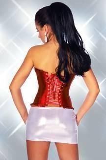 Sonstige Unterwäsche: SATIN CORSAGE-DIAMONDS-ROT - GRÖSSE S – Neu (gemäss Beschreibung) aus Rupperswil von big-one-sale 1