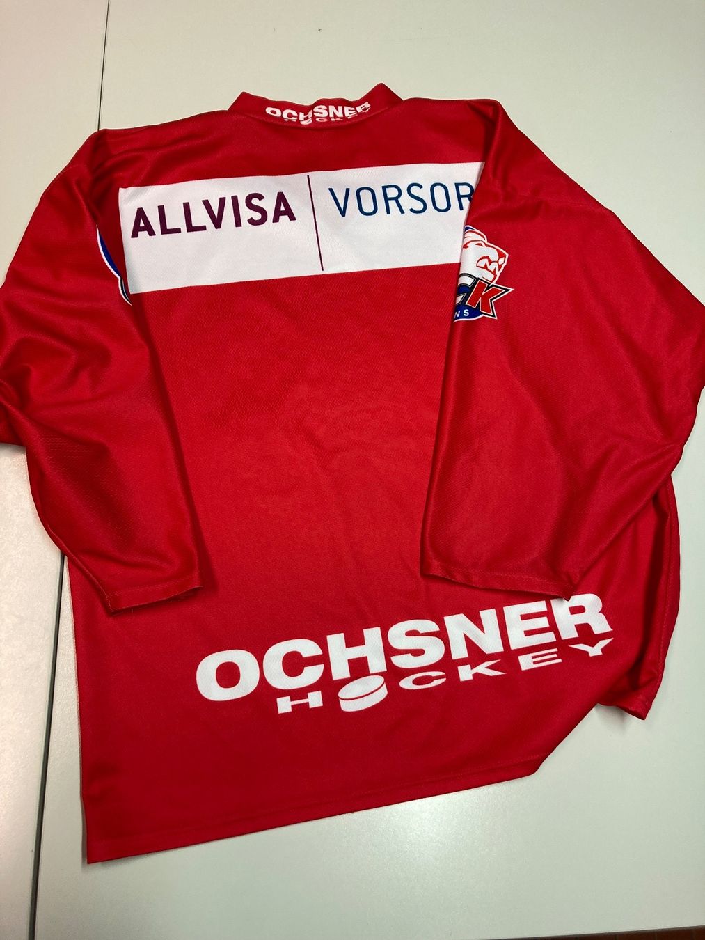 Zsc Lions Canottiere & Pantaloni: ZSC Hockeyshirt – Usato da Zürich venduto da Stoepsel78 1