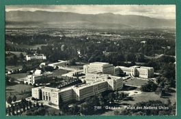 Genève, Palais des Nations Unies, 1948, gelaufen
