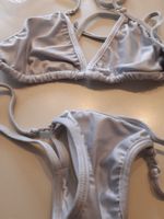 silbernes Bikini -  M - String - Brasilien