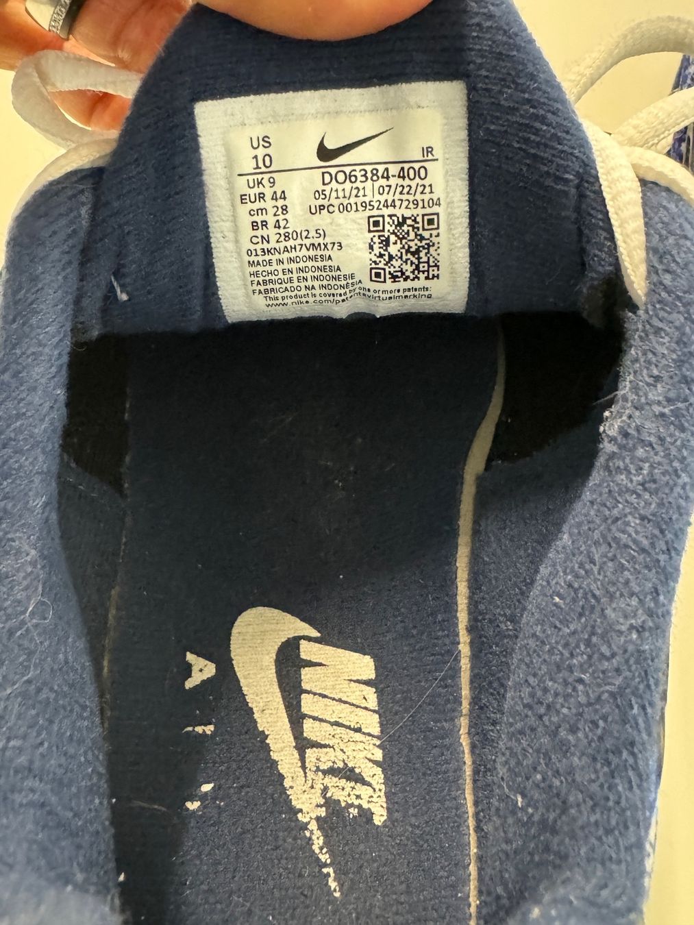 Nike Scarpe da uomo: Nike Air Max Plus Midnight Navy White 44 – Usato da Neftenbach venduto da Sunnystreet 4