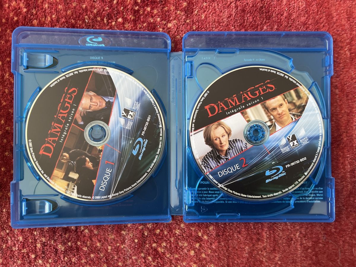 Alle DVDs: Coffret Blu-ray Damages Saison 1 - comme Neuf – Neu (gemäss Beschreibung) aus Châtel-St-Denis von Karpat 2