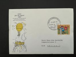 Ballon Post 1985  UNO Tag der Jugend   (G1205)