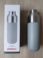 Isolierflasche von Stelton, 0.75 L, light grey/steel