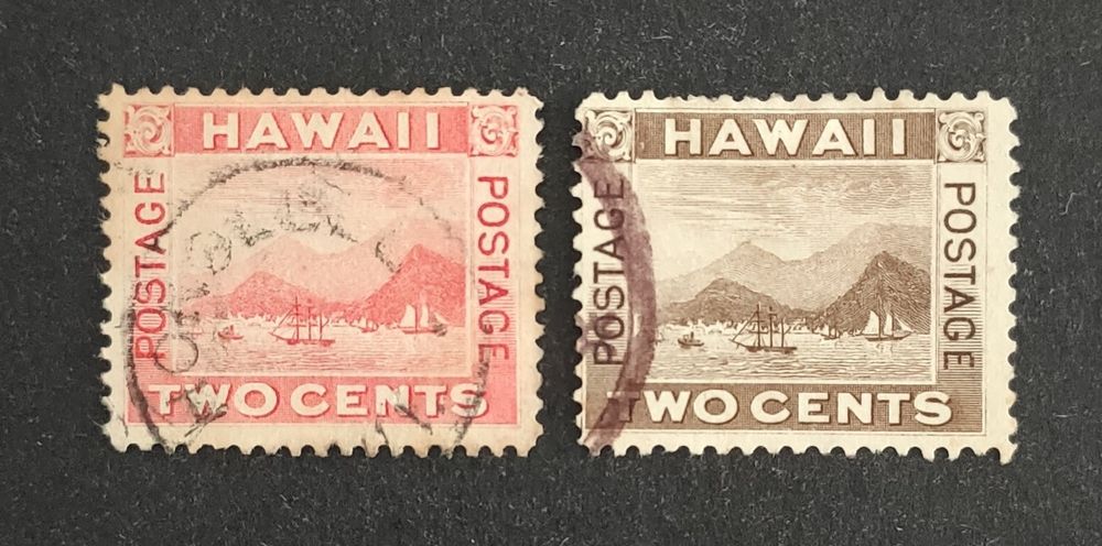 Hawaii 1894-99, View of Honolulu, 2c gestempelt | Kaufen auf Ricardo