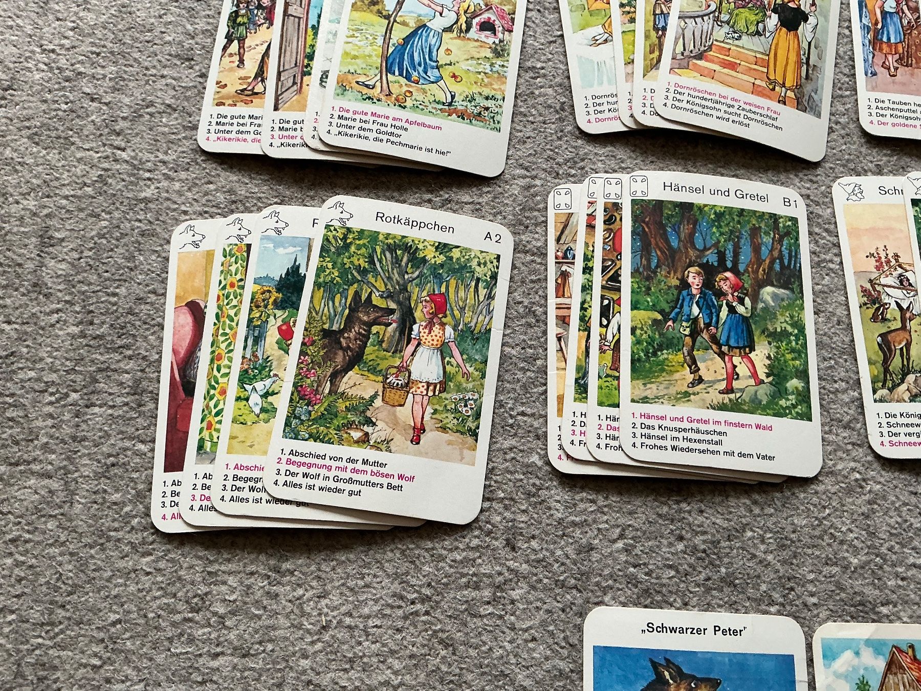 Giochi: antikes Märchen Quartett u. Schwarzer Peter, – Usato da Jona venduto da Jancy60 4