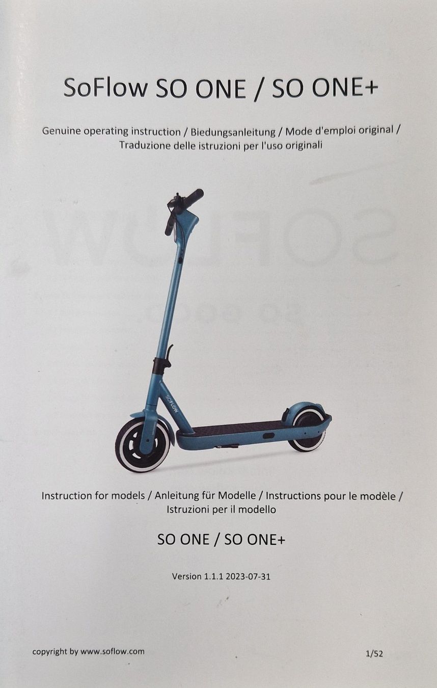Elektromobile: SoFlow SO ONE+ E-Scooter selten gebraucht – Gebraucht aus Ebertswil von Shinson_Hapkido_Cham 3