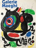 Plakat MIRO sculptures Galerie Maeght Original 1970