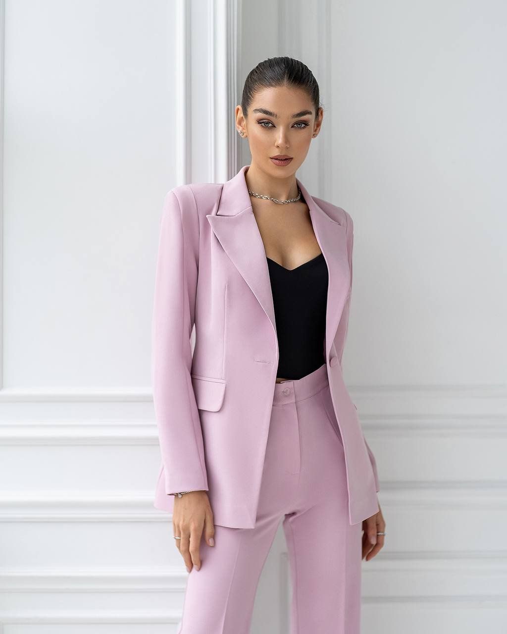 Anzüge & Kostüme: Pants Suit with Slim Fit Jacket Size: L , New – Neu und originalverpackt aus Zürich von Ms.Me-Fashion 4