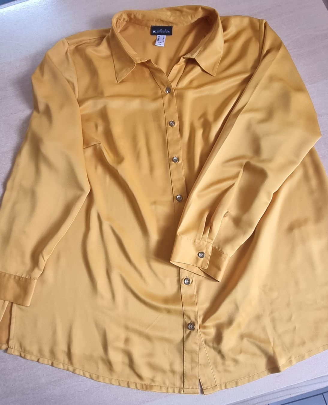 Camicette: Bluse in goldener Herbstfarbe – Usato da Breitenbach venduto da 49fleur 2