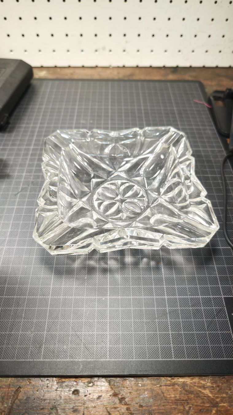 Portacenere: Wunderschöner alter Glas Aschenbecher – Usato da Gelterkinden venduto da MYSTOREFORYOU4460 1