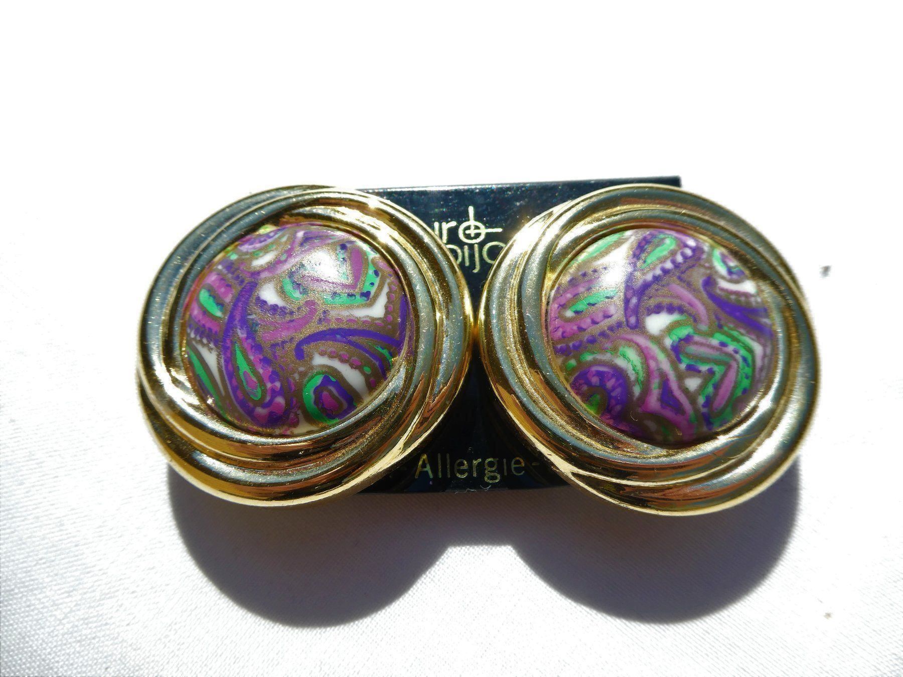 Orecchini pendenti & Orecchini a lobo: Grosse Vintage Ohrclips, Modeschmuck – Usato da Gattikon venduto da kaandooh 2