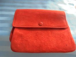 Schmucketui Wildleder rot