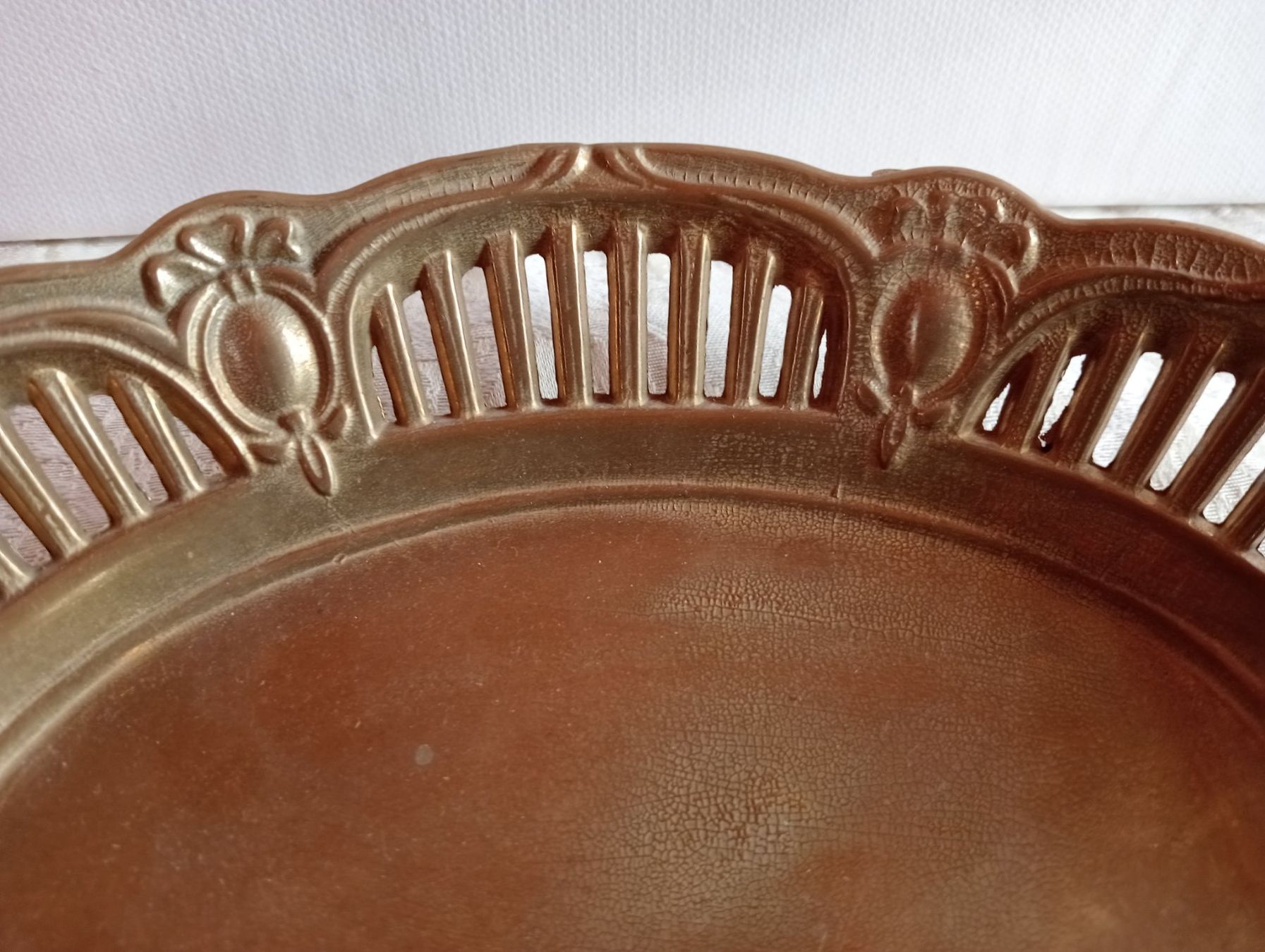 Schalen: Vintage oder Antik Messing Obstschale Mod Dep 422 Gramm – Gebraucht aus Oberdorf BL von Barocki888 5