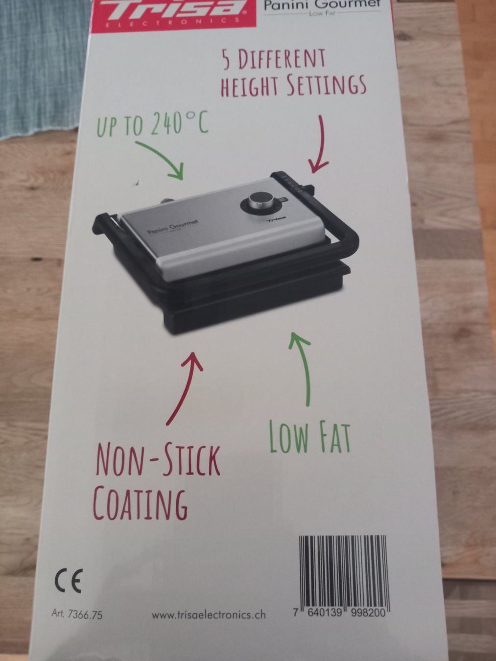 Elettrodomestici da cucina: Panini Gourmet Grill von Trisa – Nuovo e nell'imballaggio originale da Thun venduto da Beas-Allerlei 2